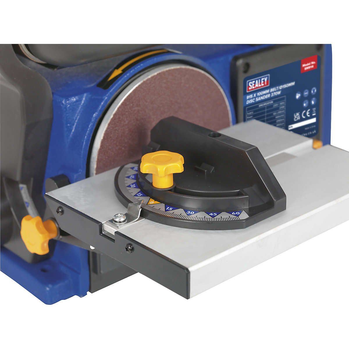 Sealey Belt/Disc Sander | 915 x 100mm/150mm | 370W/230V (Product illustration 13)-12