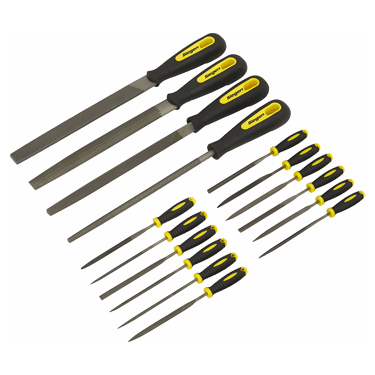 Sealey Engineer's & Needle File Set | 16pc (Product illustration 4)-3