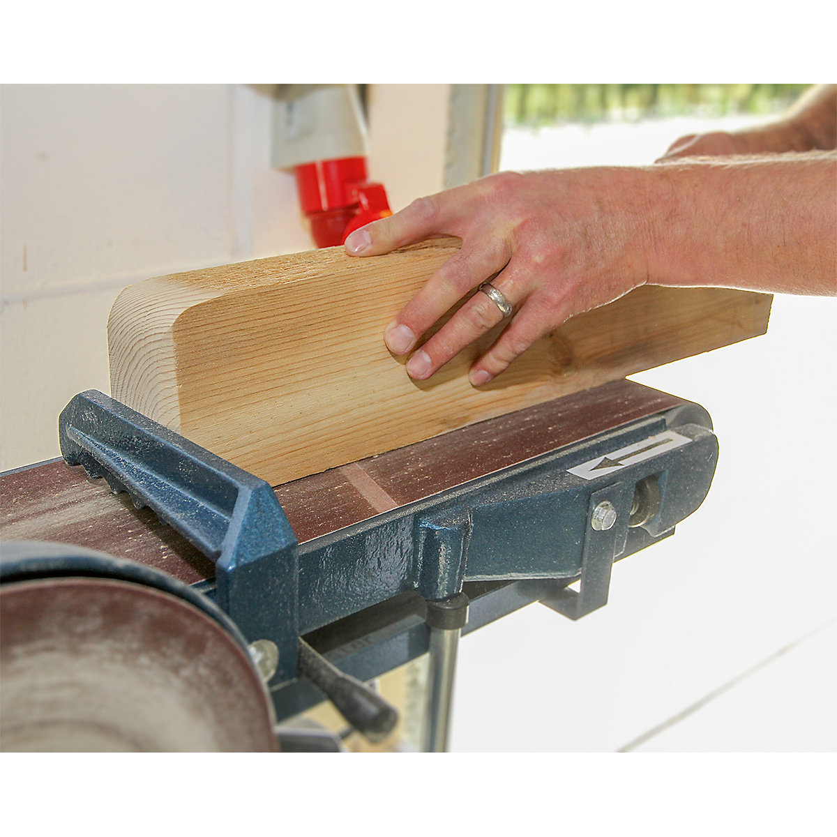 Sealey Floor Standing Belt/Disc Sander (Product illustration 7)-6