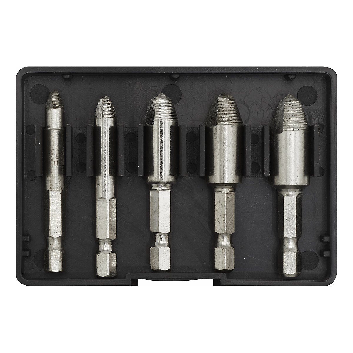 Sealey HSS Screw Extractor Set | 5pc (Product illustration 2)-1