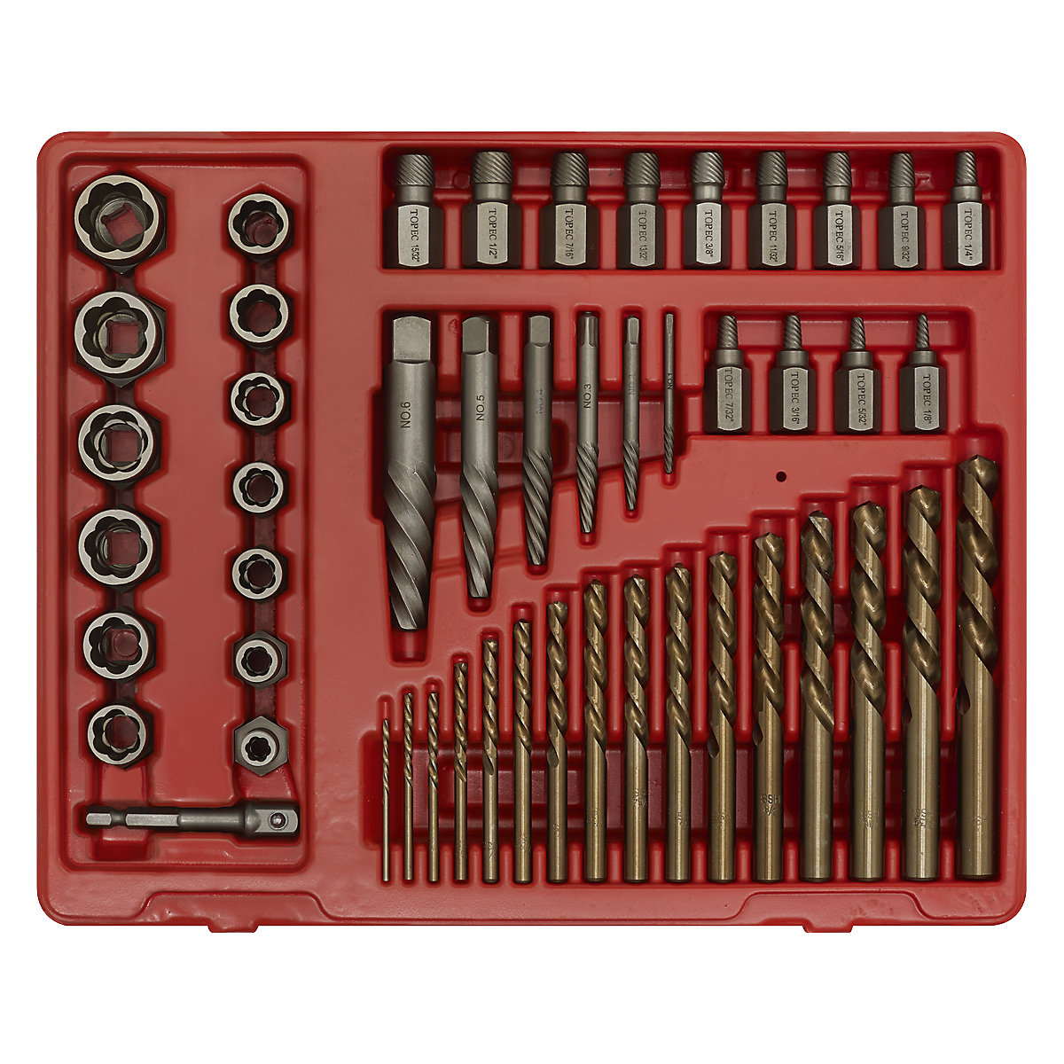 Sealey Master Extractor Set | 49pc (Product illustration 2)-1