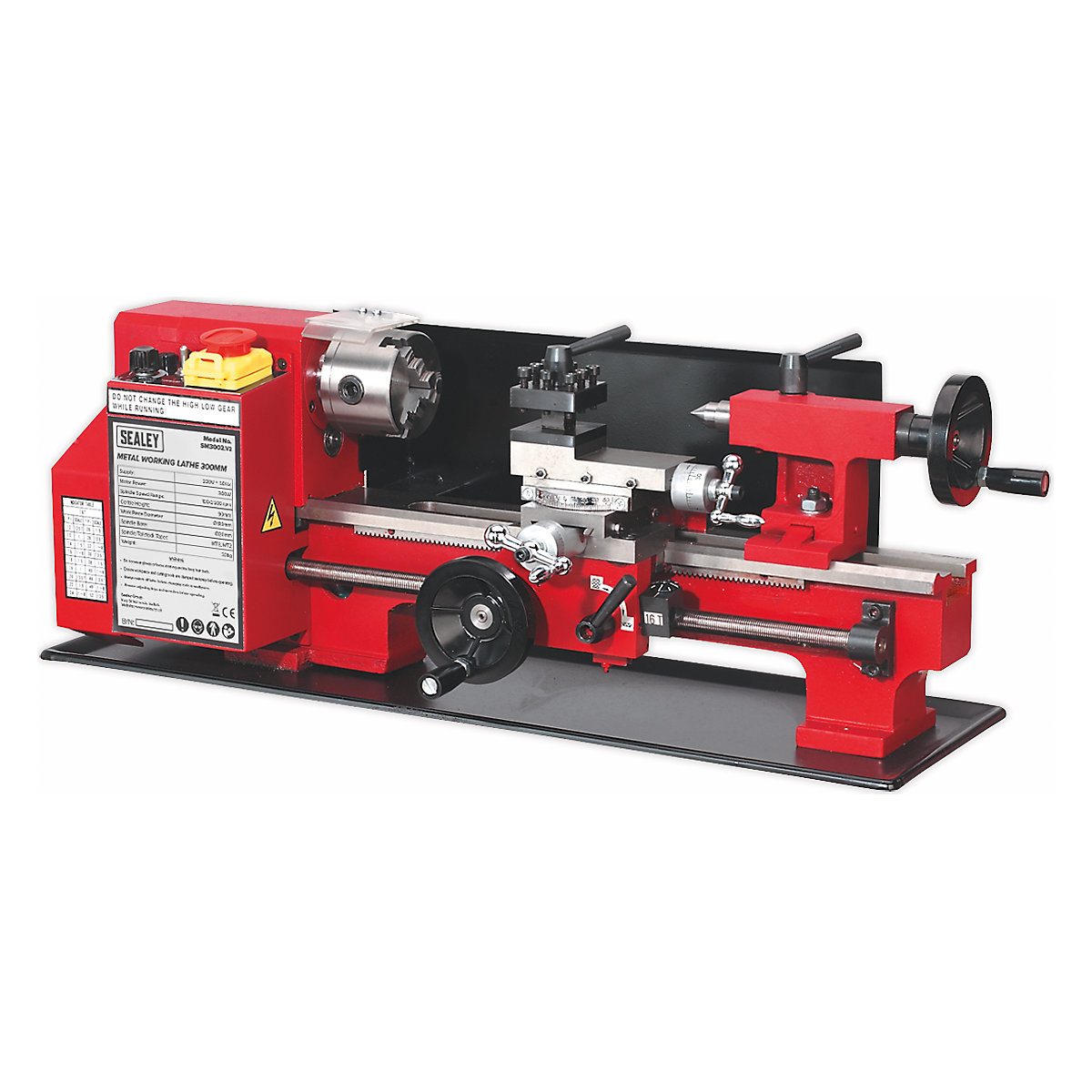 Sealey Metalworking Lathe | 300mm Between Centres