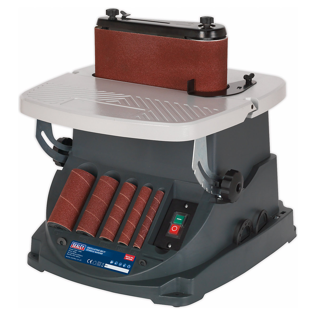 Sealey Oscillating Belt & Spindle/Bobbin Sander (Product illustration 6)-5