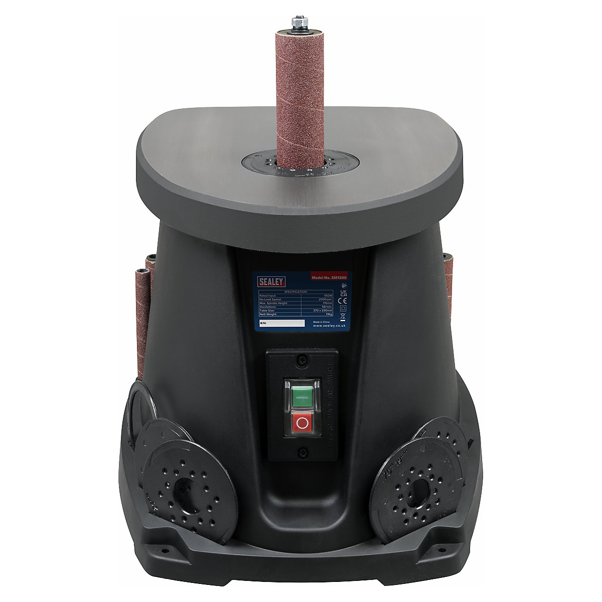 Sealey Oscillating Spindle/Bobbin Sander (Product illustration 2)-1