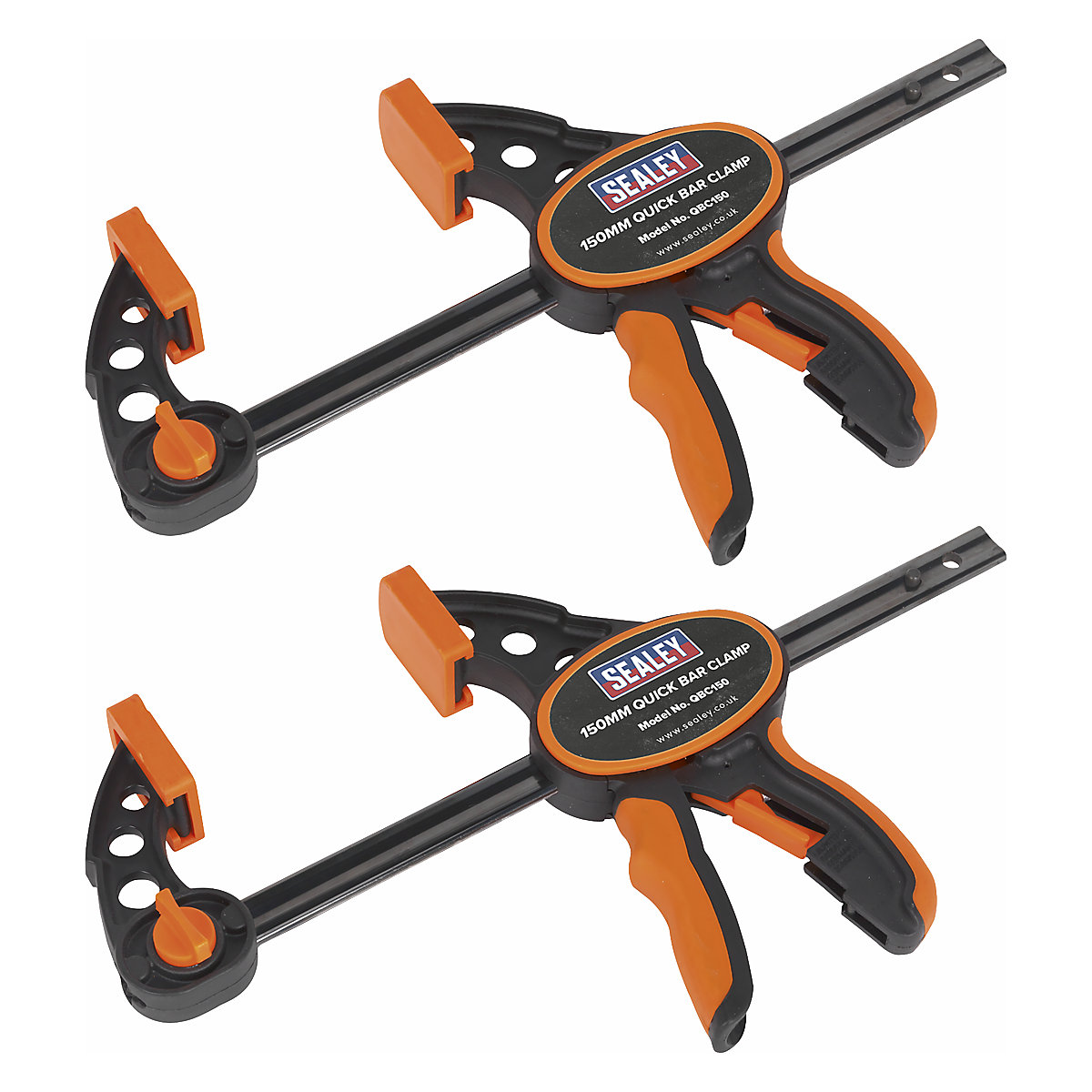 Sealey Quick Bar Clamp Set | 2pc