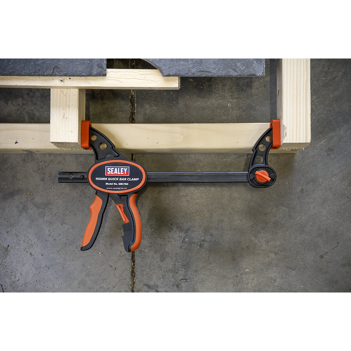 Sealey Quick Bar Clamp Set | 2pc (Product illustration 8)-7