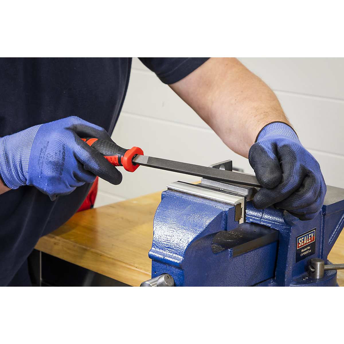 Sealey Smooth Cut Engineer’s File Set | 200mm | 5pc (Product illustration 4)-3