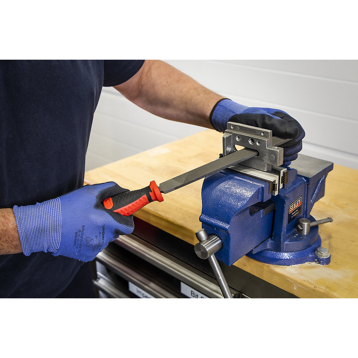 Sealey Smooth Cut Flat Engineer's File | 200mm (Product illustration 6)-5
