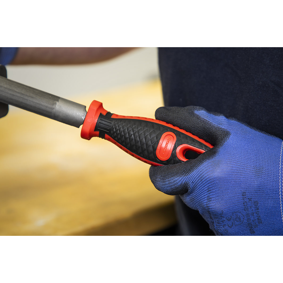 Sealey Smooth Cut Half-Round Engineer's File | 200mm (Product illustration 2)-1