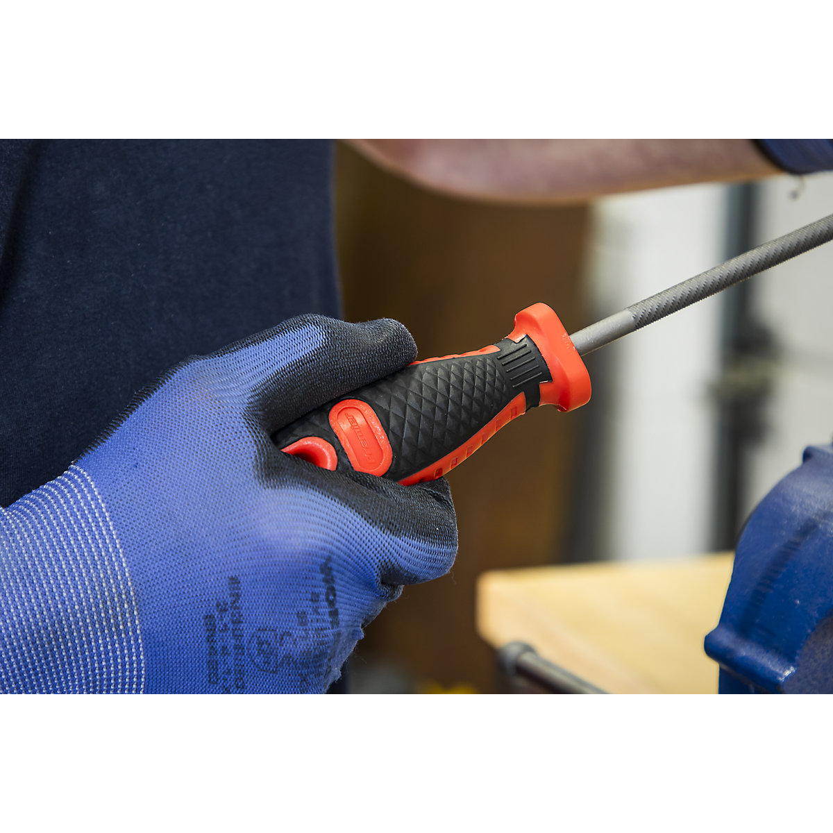 Sealey Smooth Cut Round Engineer's File | 200mm (Product illustration 2)-1