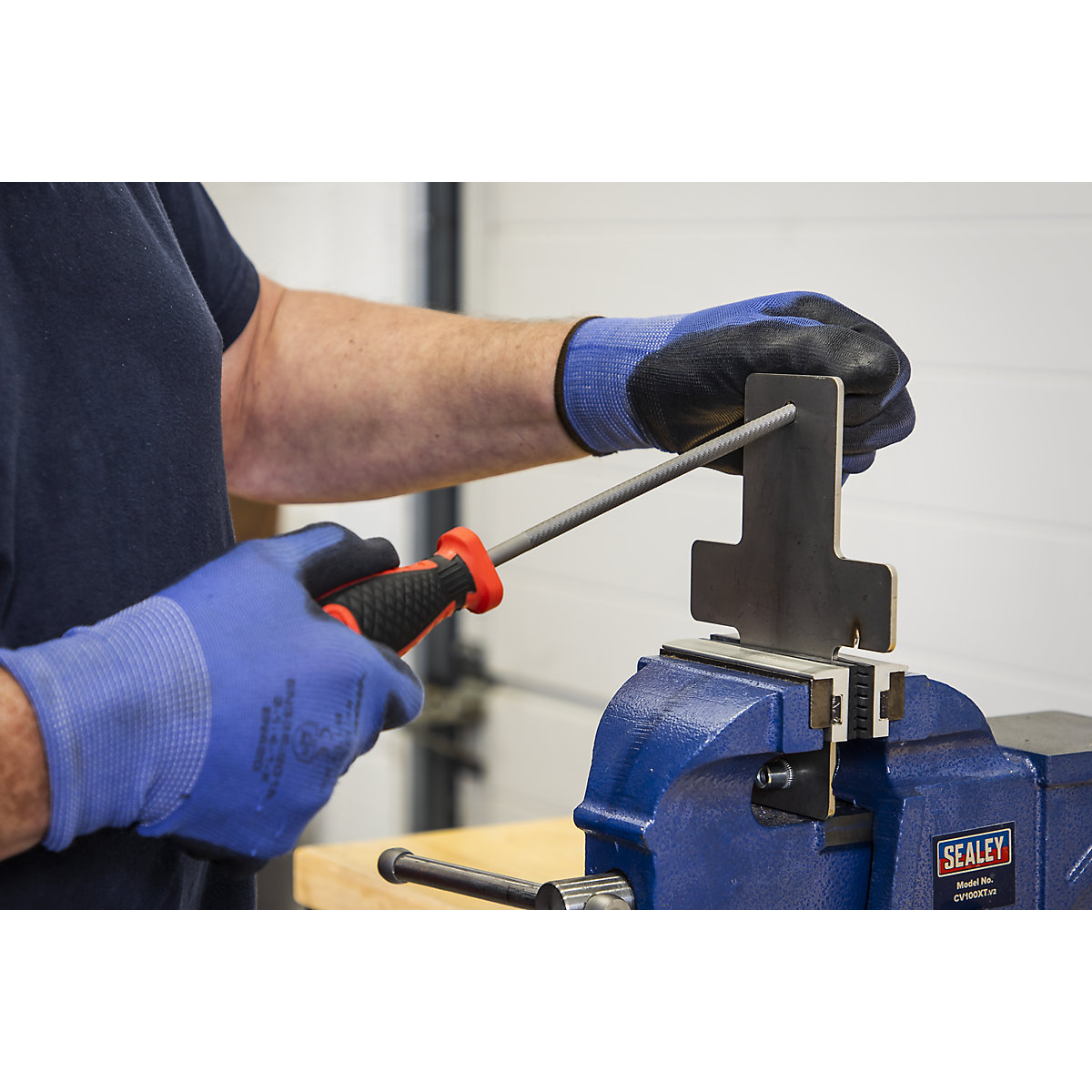 Sealey Smooth Cut Round Engineer's File | 200mm (Product illustration 7)-6