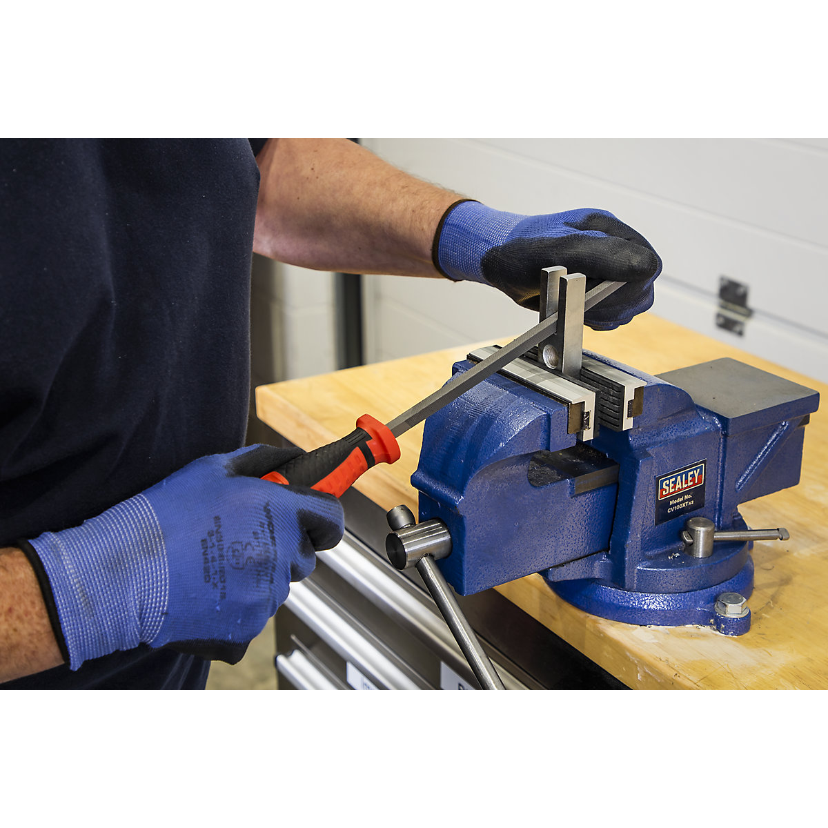 Sealey Smooth Cut Square Engineer's File | 200mm (Product illustration 6)-5