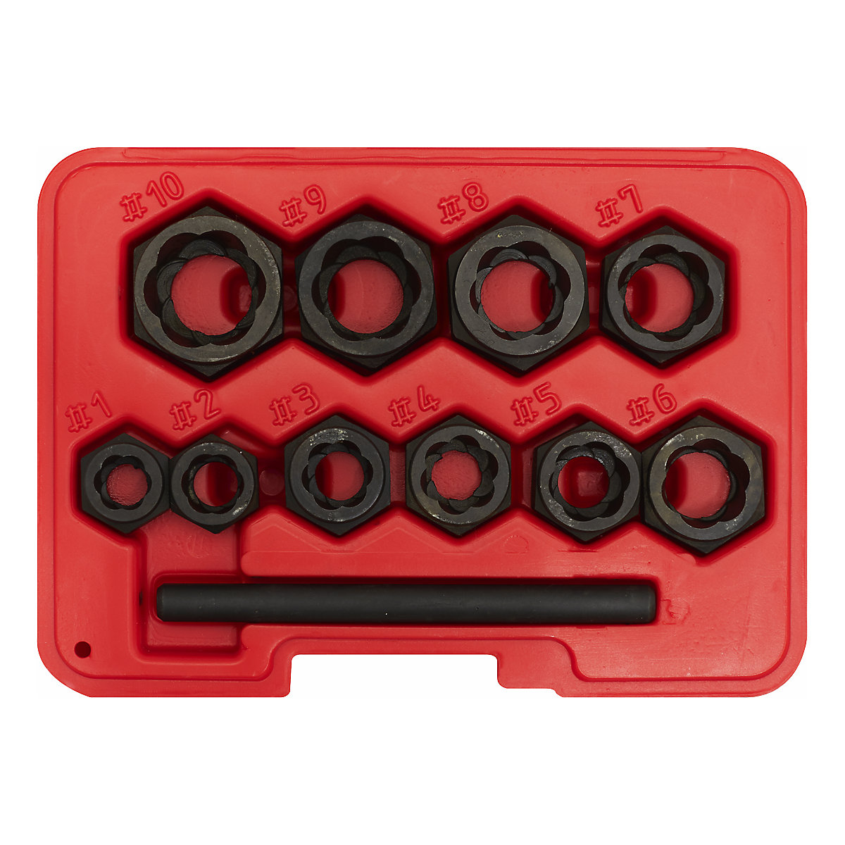 Sealey Spanner Type Bolt Extractor Set | 11pc (Product illustration 3)-2
