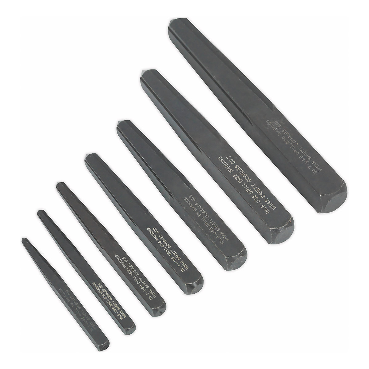 Sealey Square Type Screw Extractor Sets