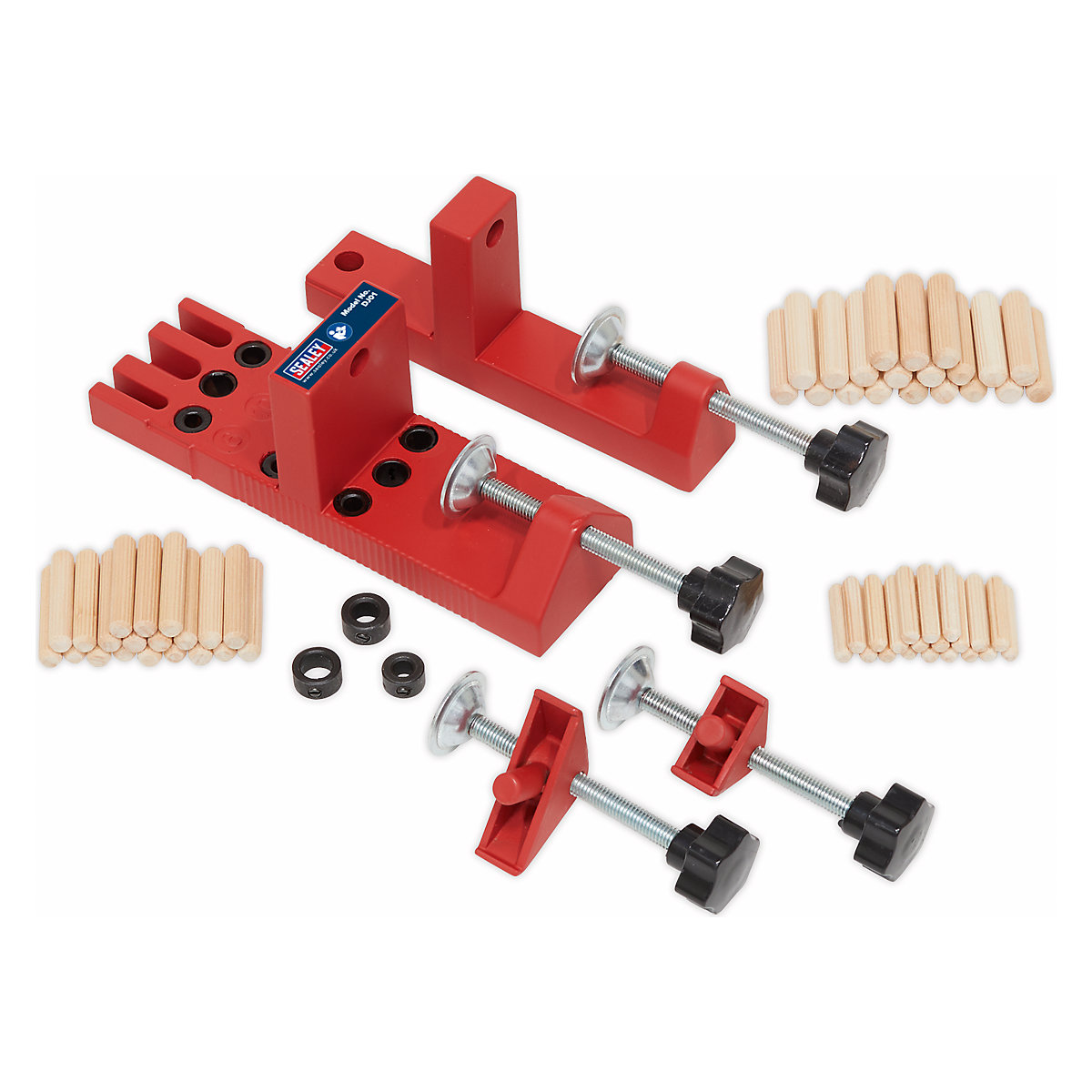 Sealey Universal Dowelling Jig Set (Product illustration 2)-1