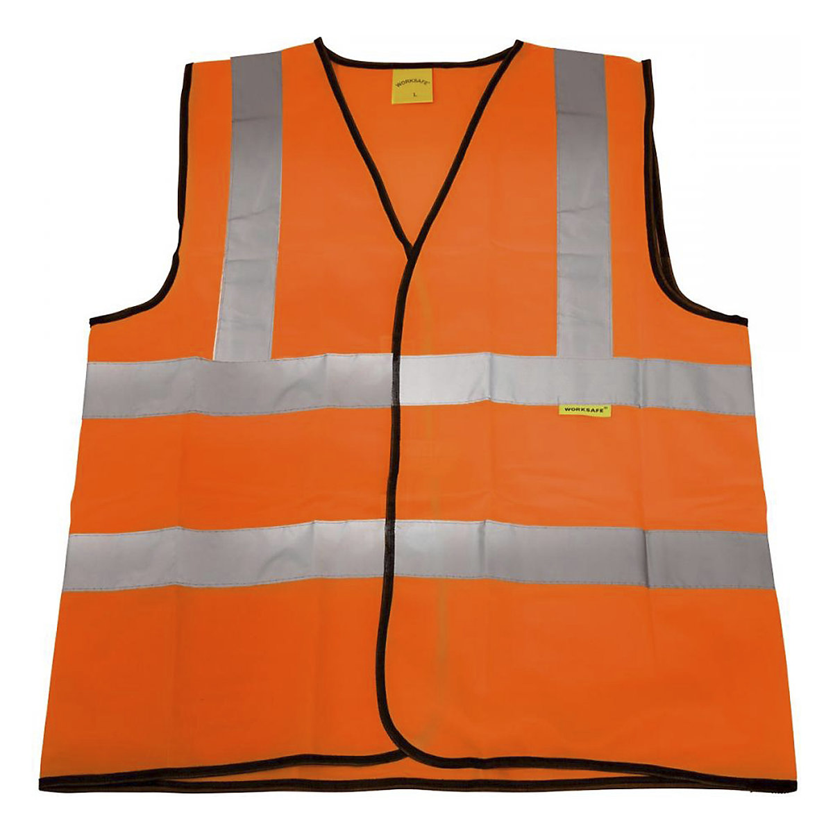 Worksafe® Hi-Vis Waistcoat | Yellow or Orange, Worksafe® Hi-Vis Waistcoat | Yellow or Orange, Worksafe® Hi-Vis Waistcoat | Medium | Orange-1