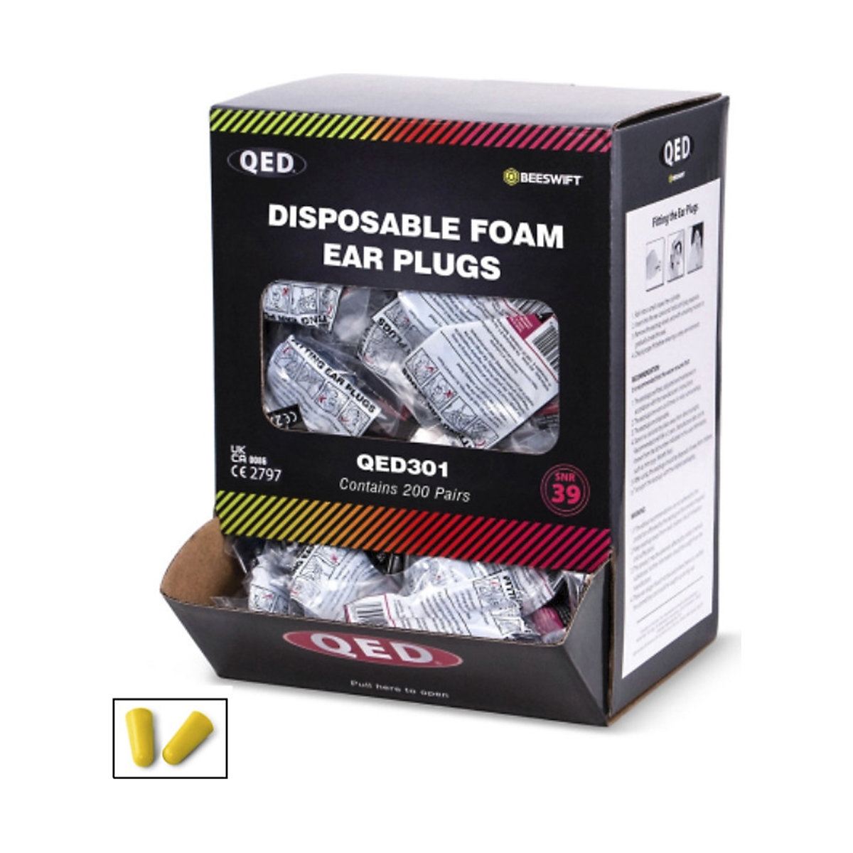 Beeswift Disposable Foam Ear Plugs