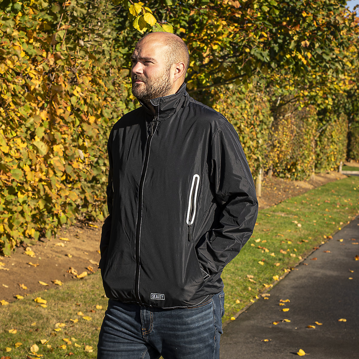 Sealey 5V Heated Rain Jacket (Product illustration 11)-10
