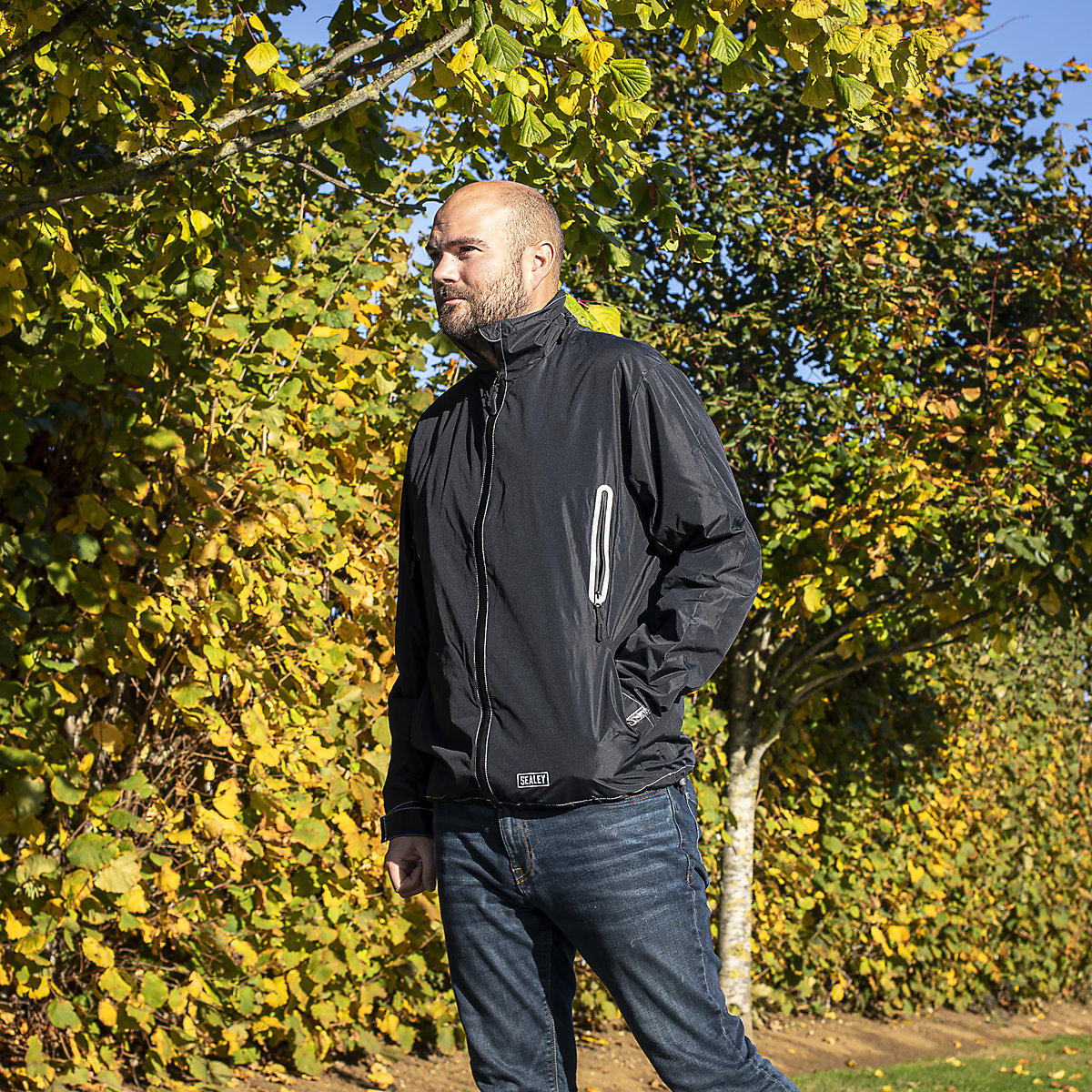 Sealey 5V Heated Rain Jacket (Product illustration 12)-11