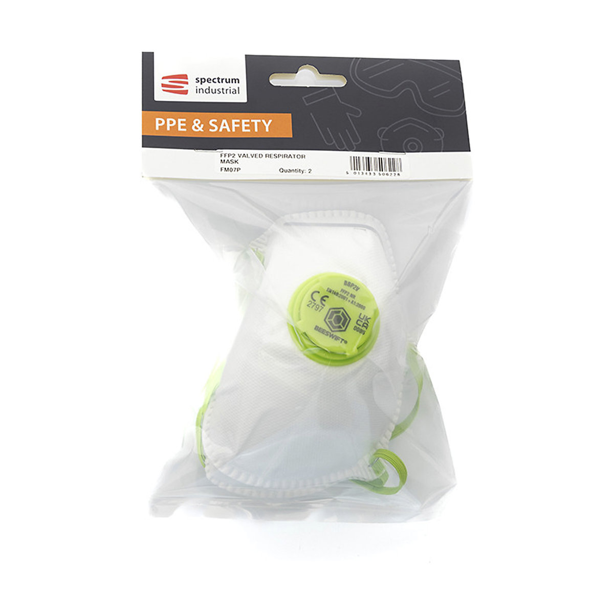 Spectrum FFP2 Folding Valve Dust Mask