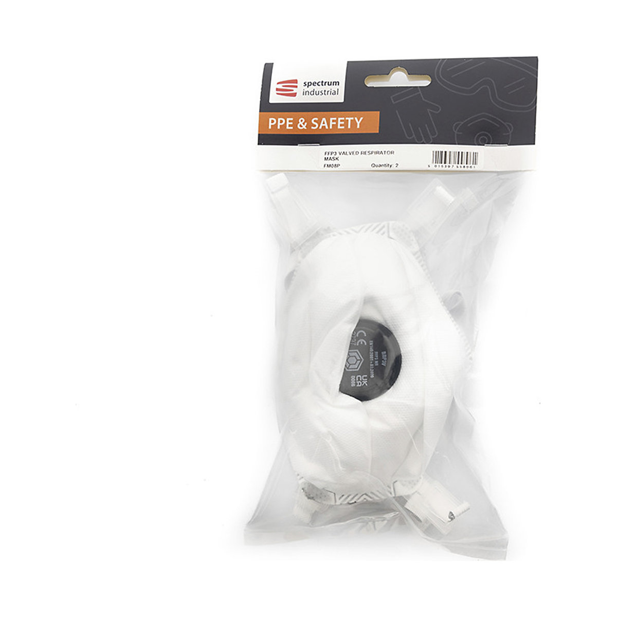 Spectrum FFP3 Moulded Valve Dust Mask