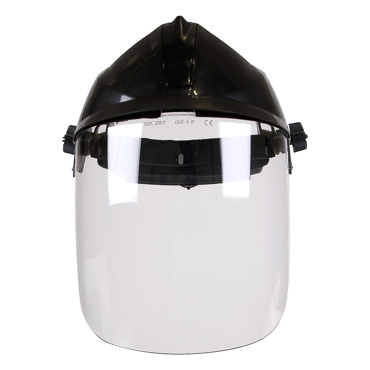 Worksafe® Deluxe Brow Guard with Aspherical Polycarbonate Full Face Shield (Product illustration 2)-1