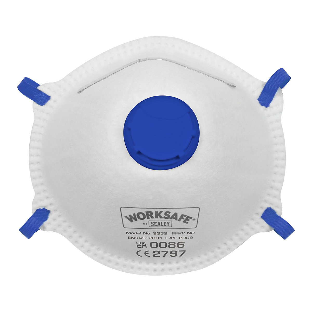 Worksafe® FFP2 Valved Cup Mask | Pack of 10 (Product illustration 2)-1