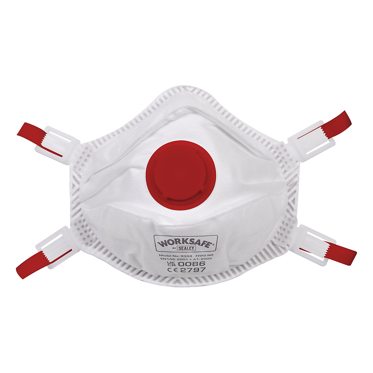 Worksafe® FFP3 Valved Cup Mask | Pack of 10 (Product illustration 2)-1