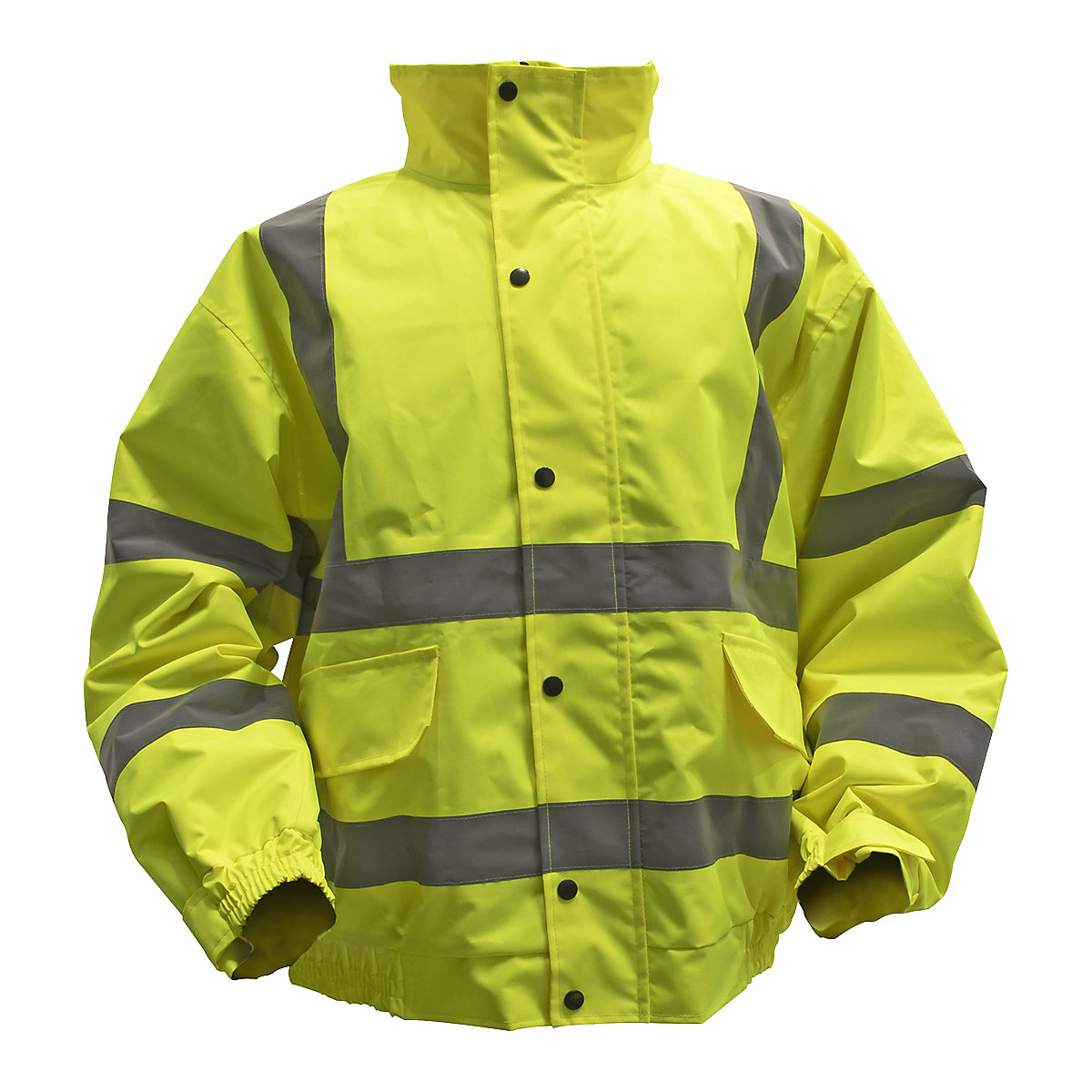 Worksafe® Hi-Vis Jacket with Quilted Lining, Elasticated Waist & Cuffs | Yellow or Orange