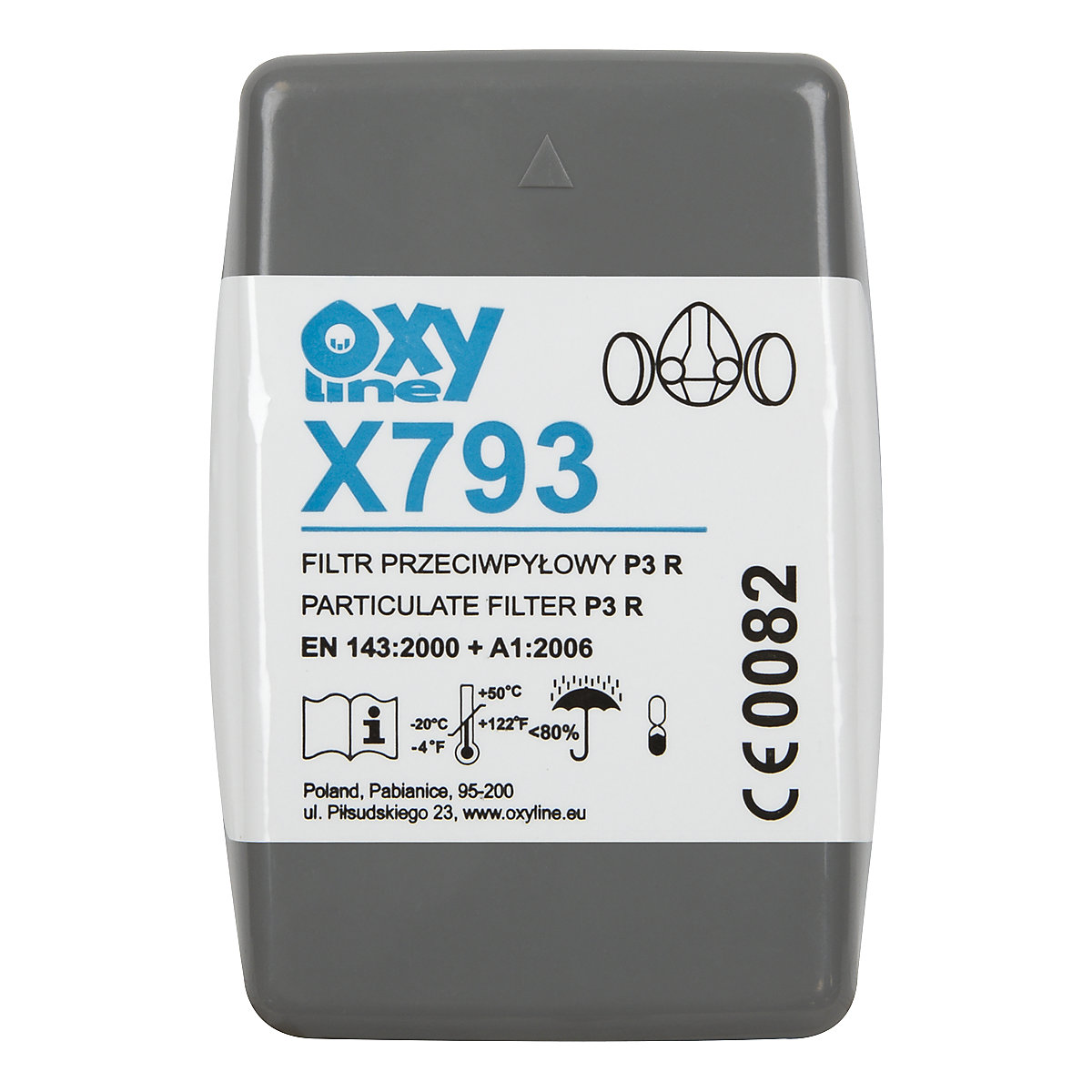 Worksafe® P3R Filter Cartridge | Pack of 2 (Product illustration 3)-2