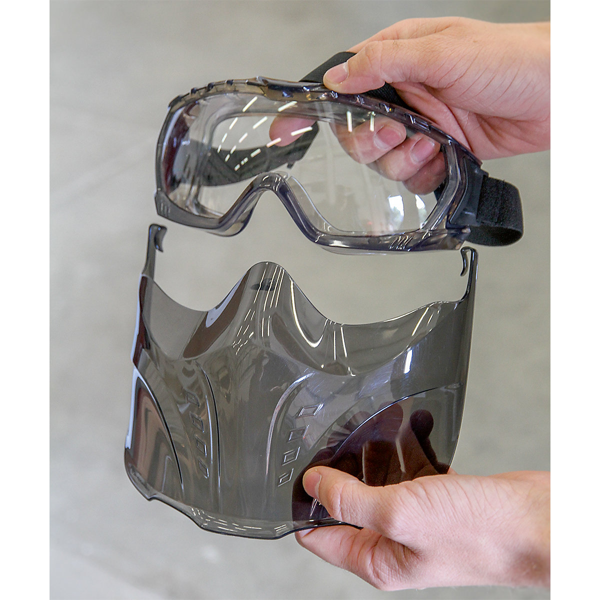 Worksafe® Safety Goggles with Detachable Face Shield (Product illustration 4)-3