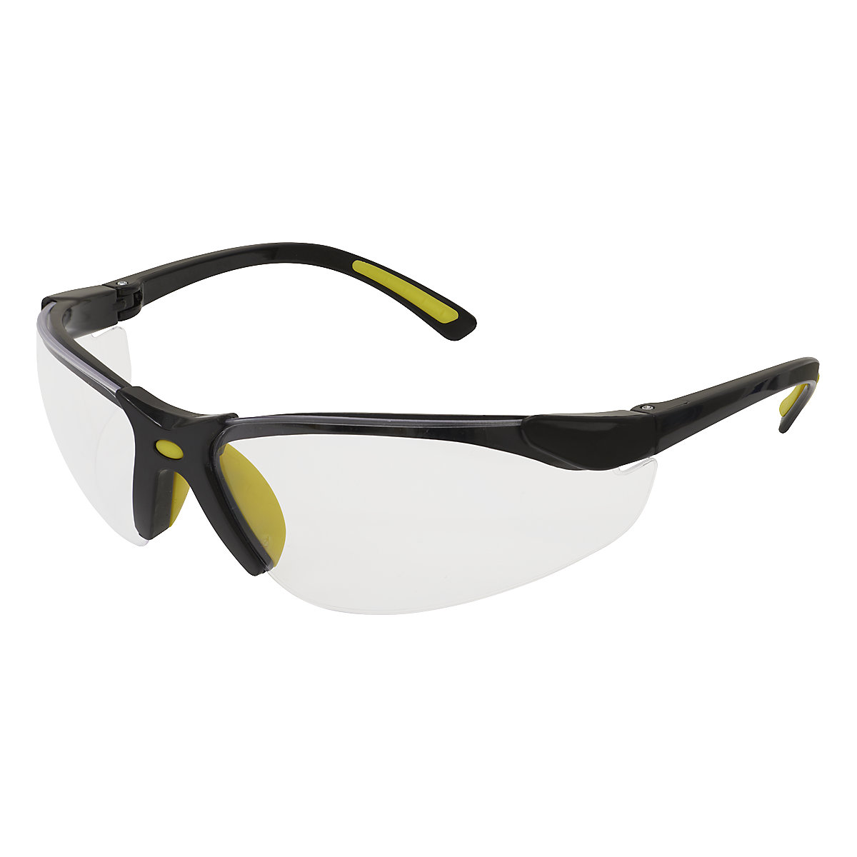 Worksafe® Zante Style Clear Safety Glasses with Flexi Arms (Product illustration 2)-1