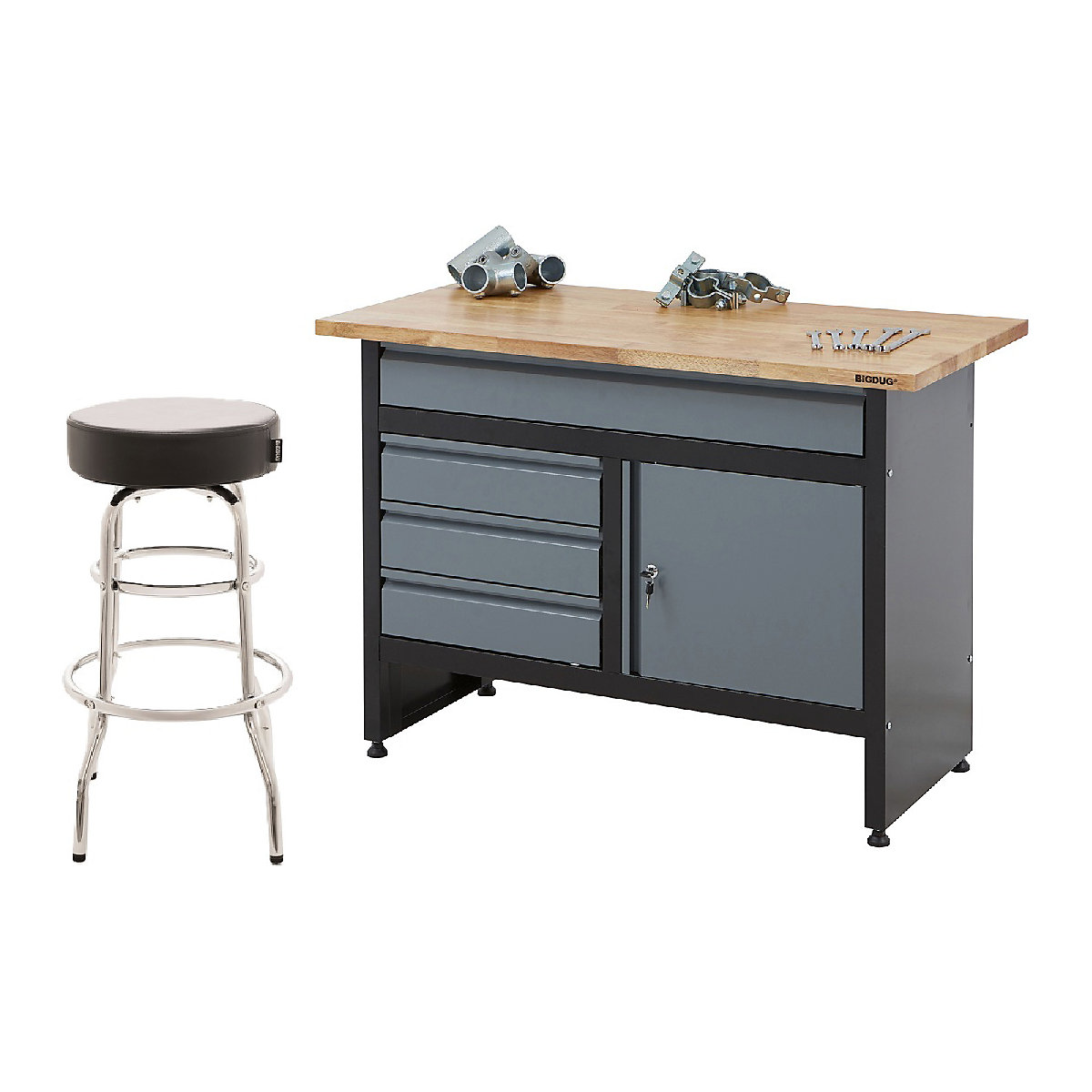 BiGDUG Garage Drawer Cabinet Workbench