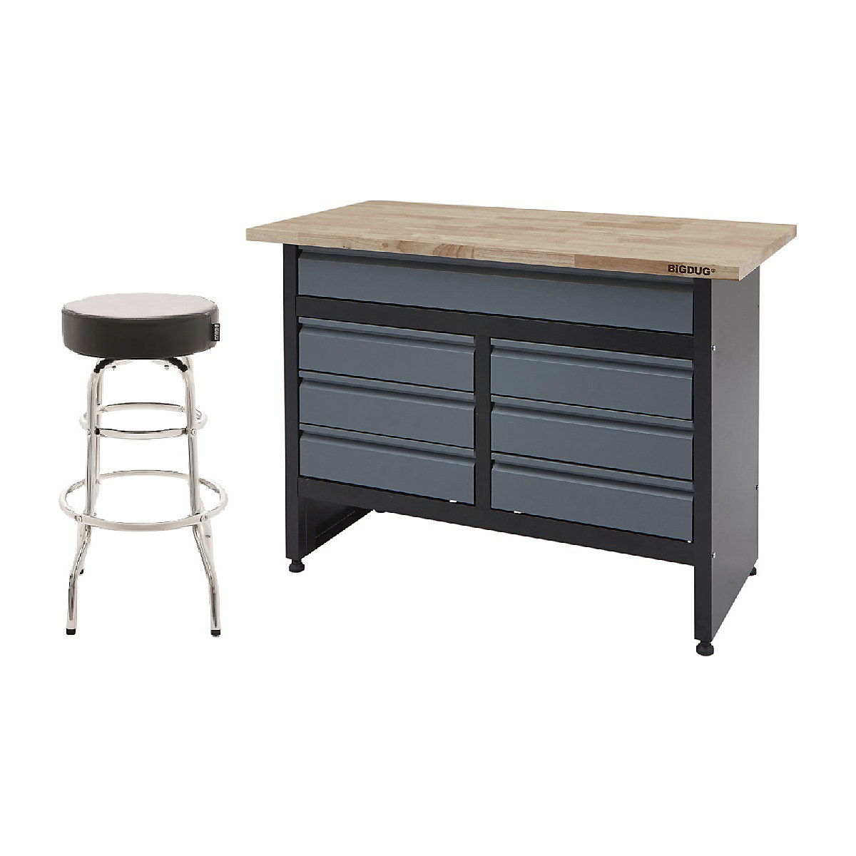BiGDUG Garage Drawer Cabinet Workbench