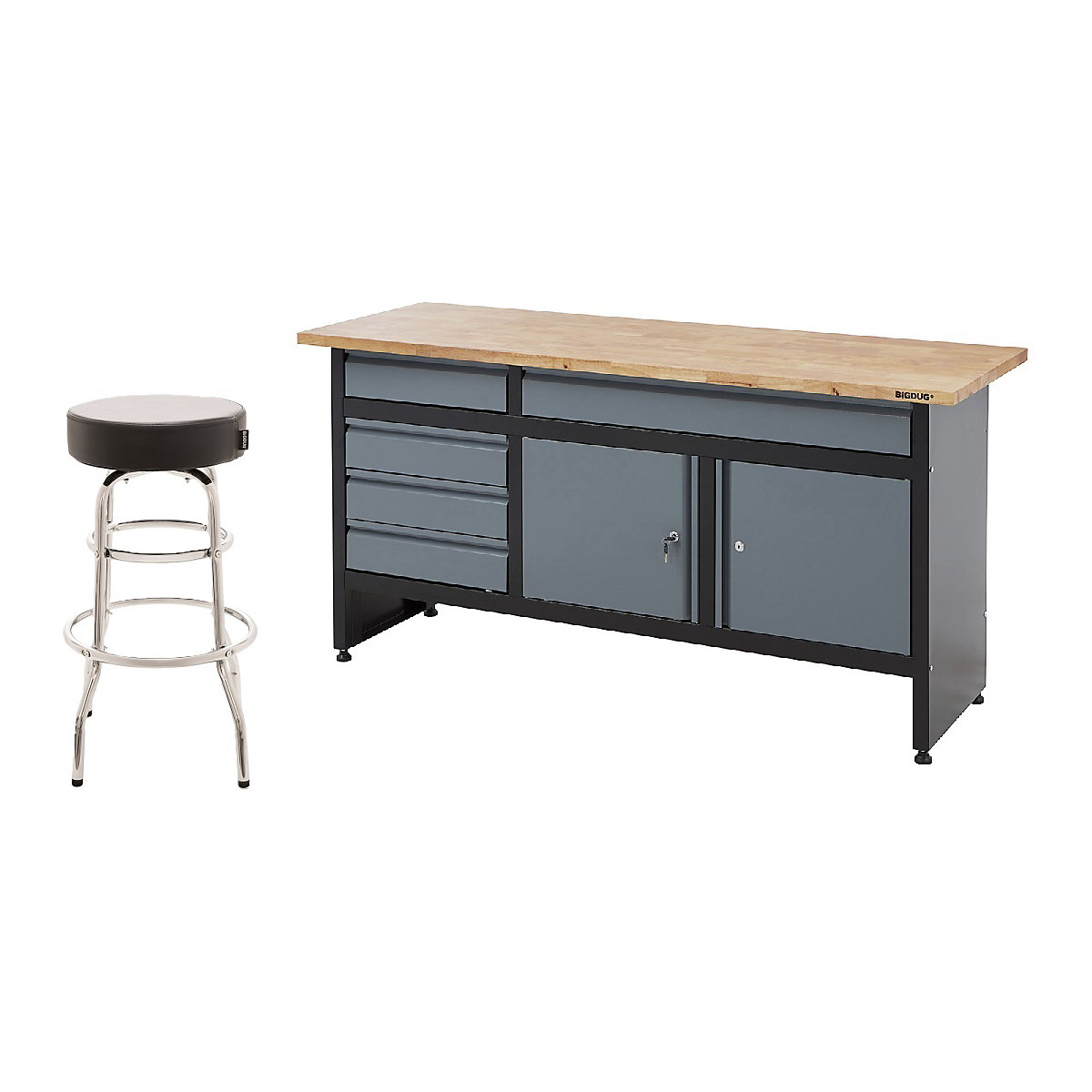 BiGDUG Garage Drawer Cabinet Workbench
