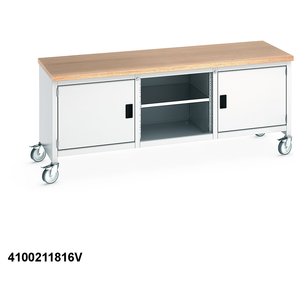 Bott Cubio Mobile Storage Bench | 2000 Wide (Product illustration 21)-20