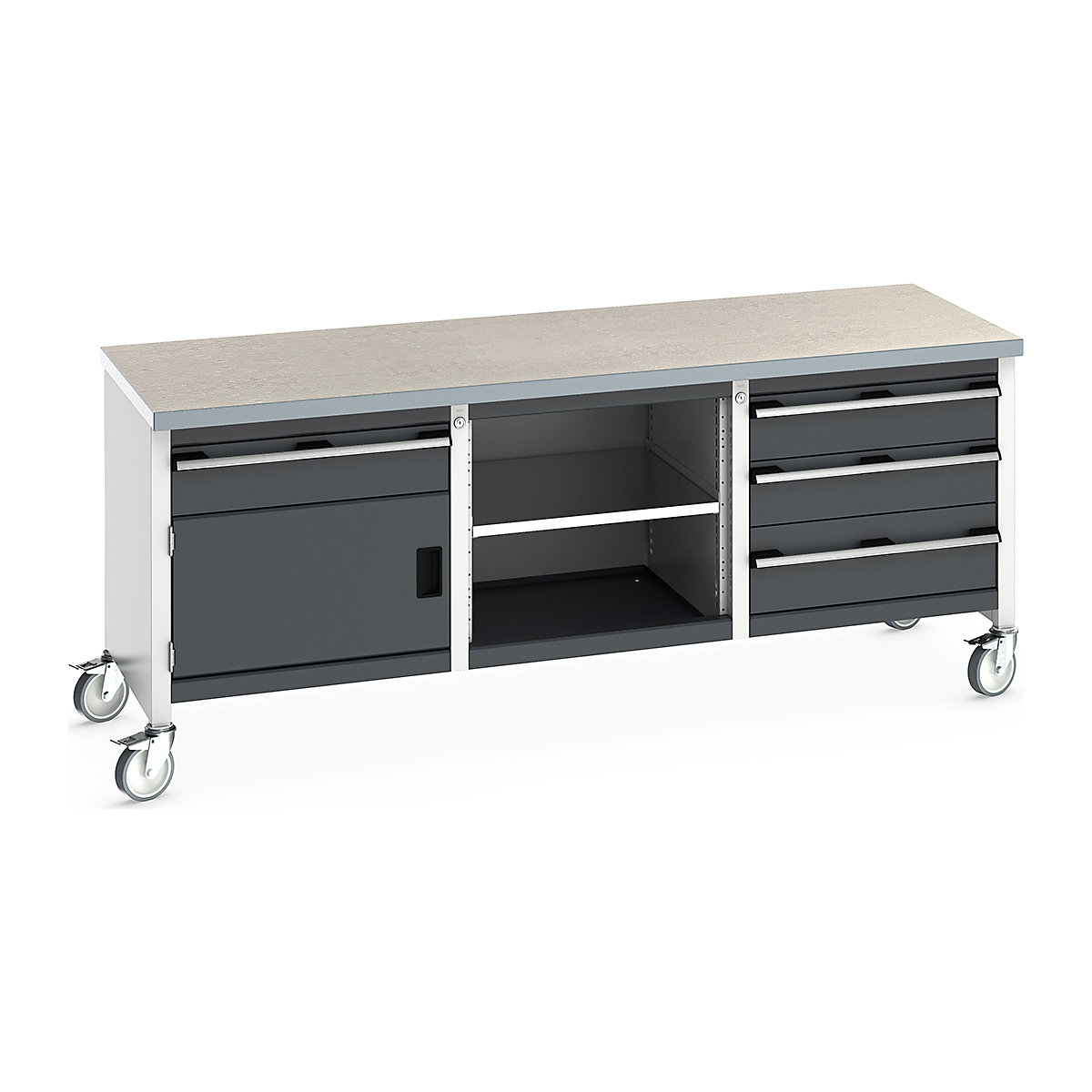 Bott Cubio Mobile Storage Bench | 2000 Wide