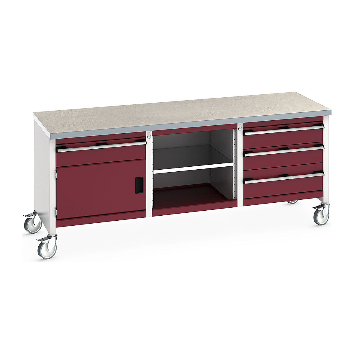 Bott Cubio Mobile Storage Bench | 2000 Wide