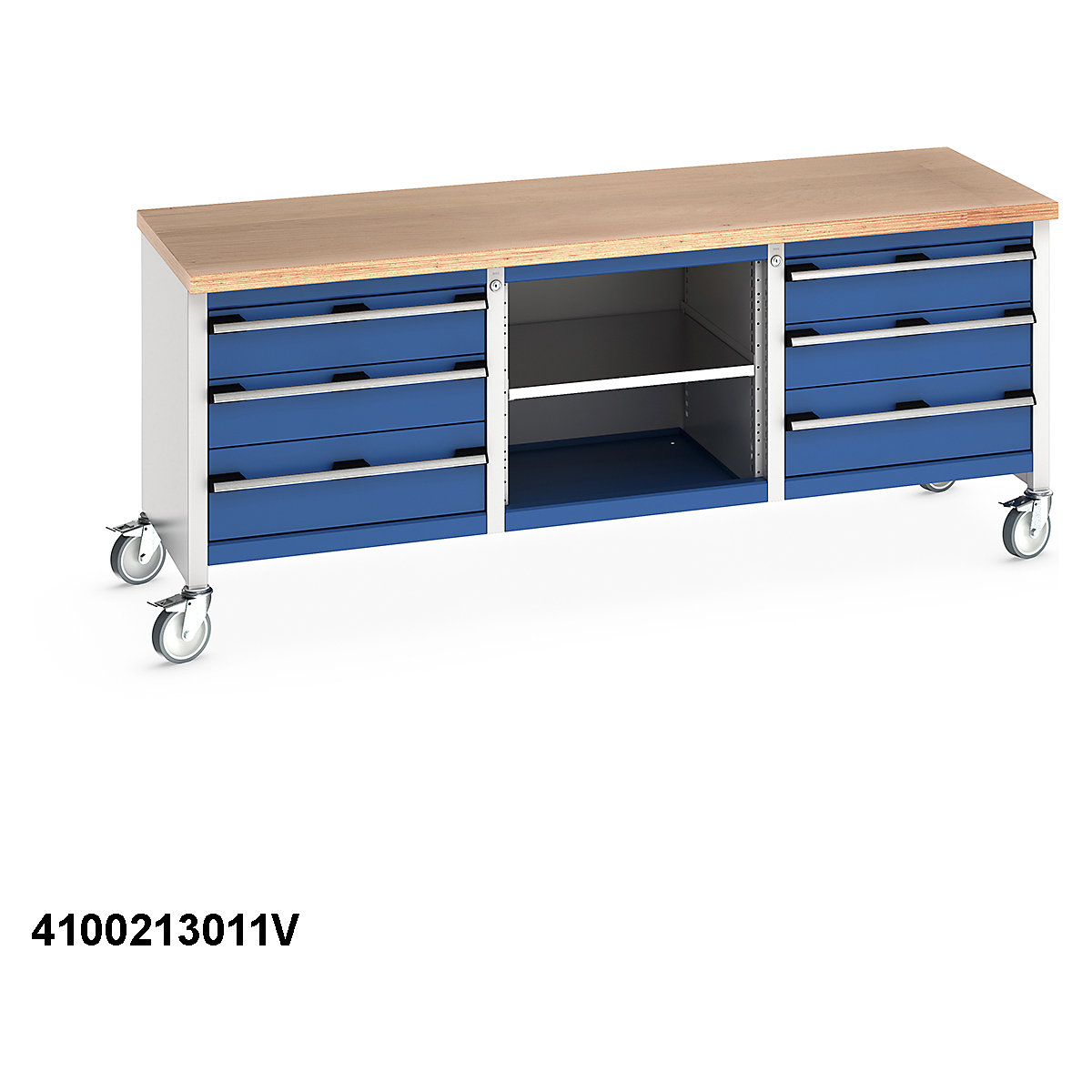 Bott Cubio Mobile Storage Bench | 2000 Wide (Product illustration 8)-7