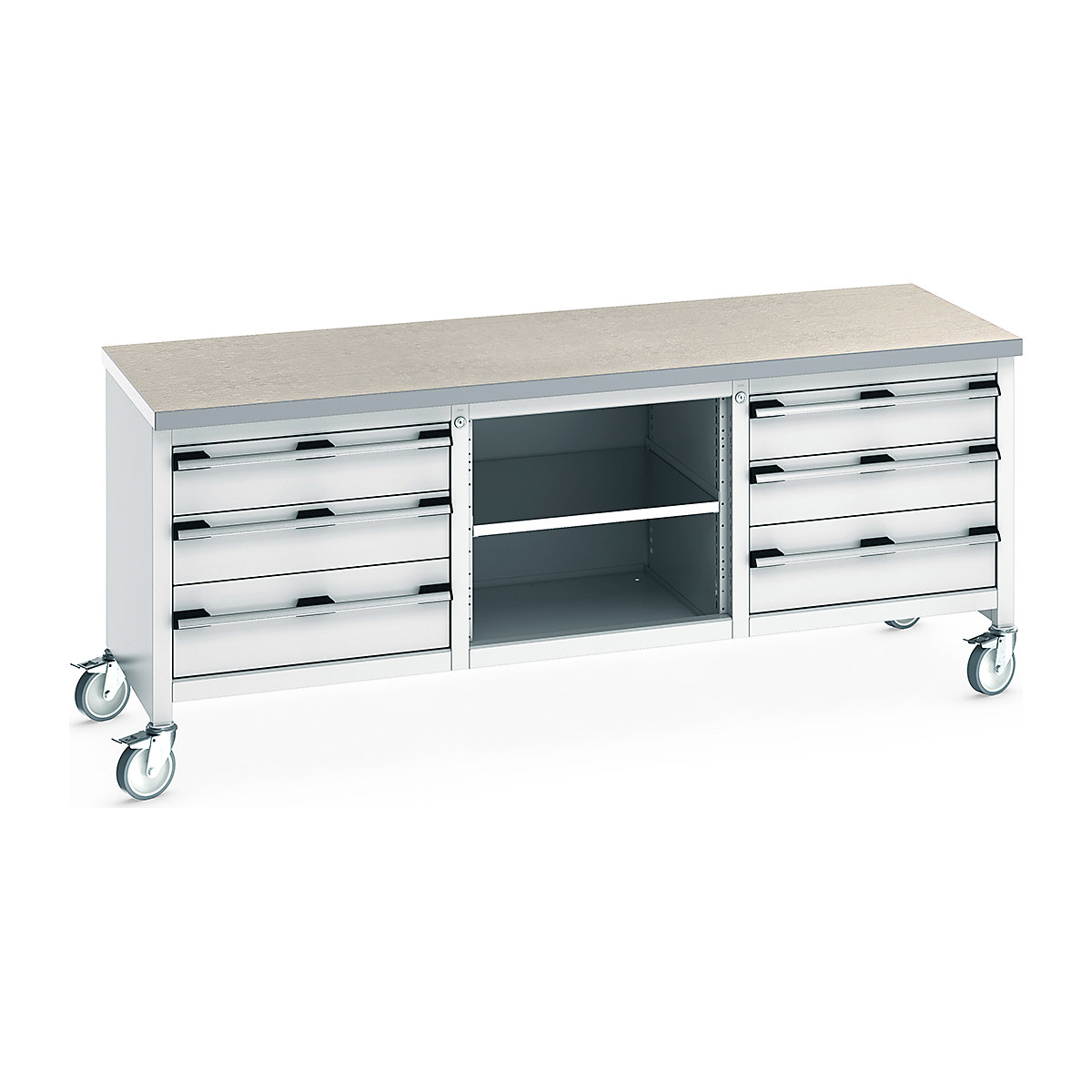 Bott Cubio Mobile Storage Bench | 2000 Wide