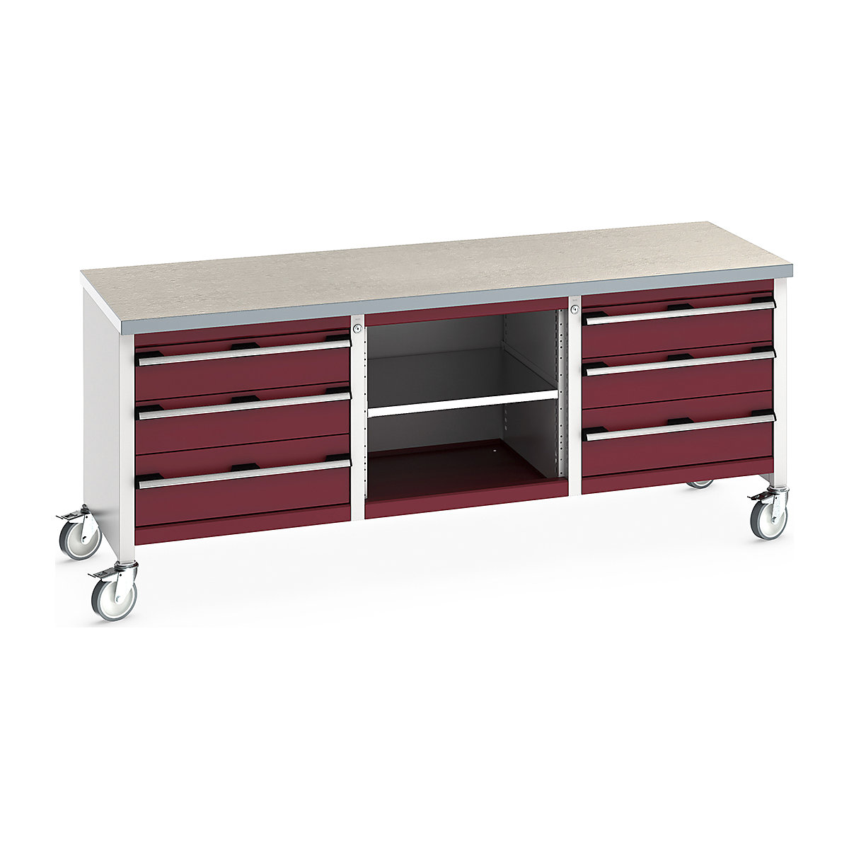 Bott Cubio Mobile Storage Bench | 2000 Wide