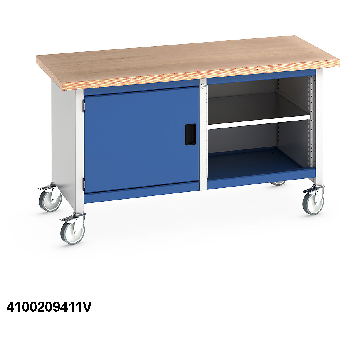 Bott Cubio Mobile Storage Benches | 1500 Wide (Product illustration 16)-15