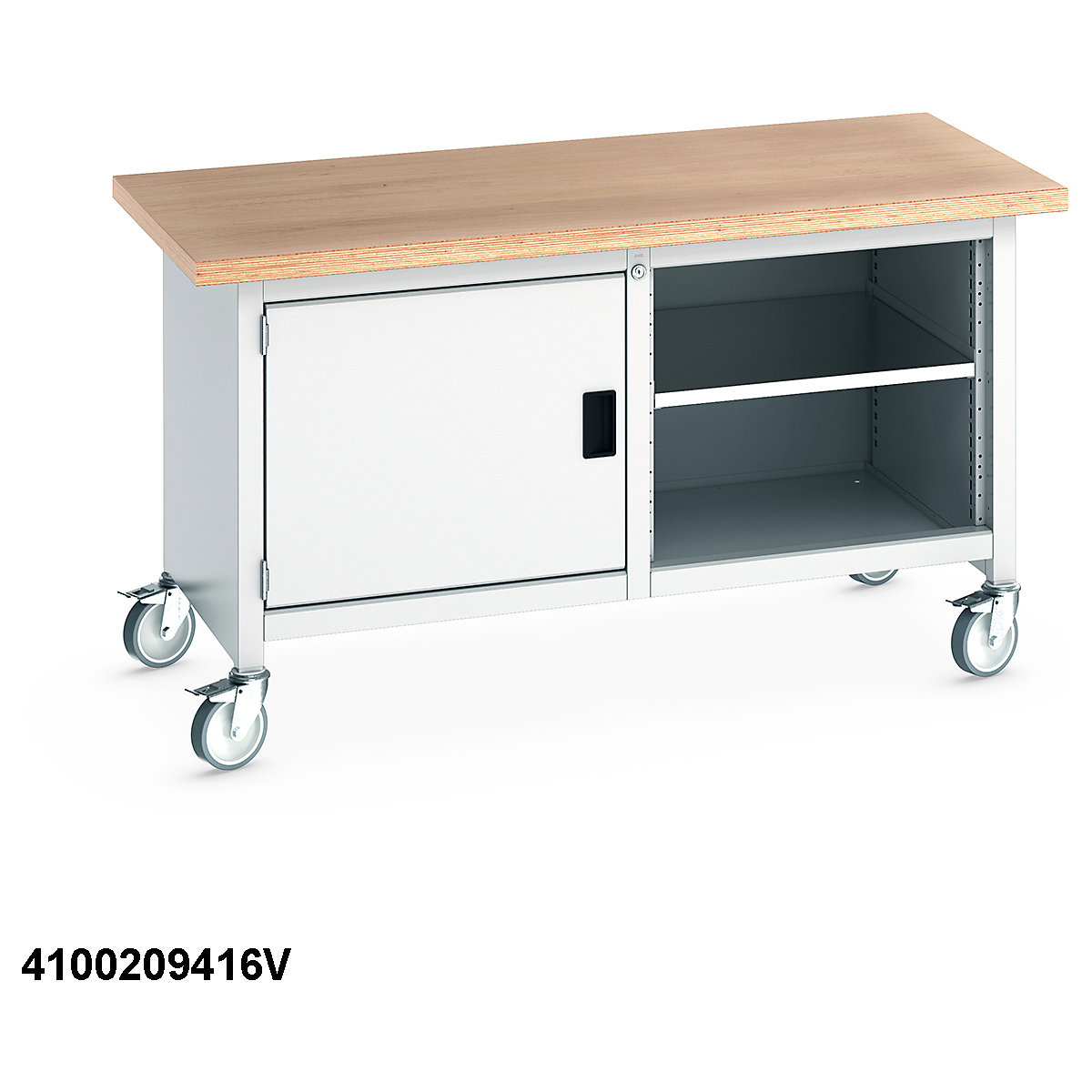 Bott Cubio Mobile Storage Benches | 1500 Wide (Product illustration 17)-16