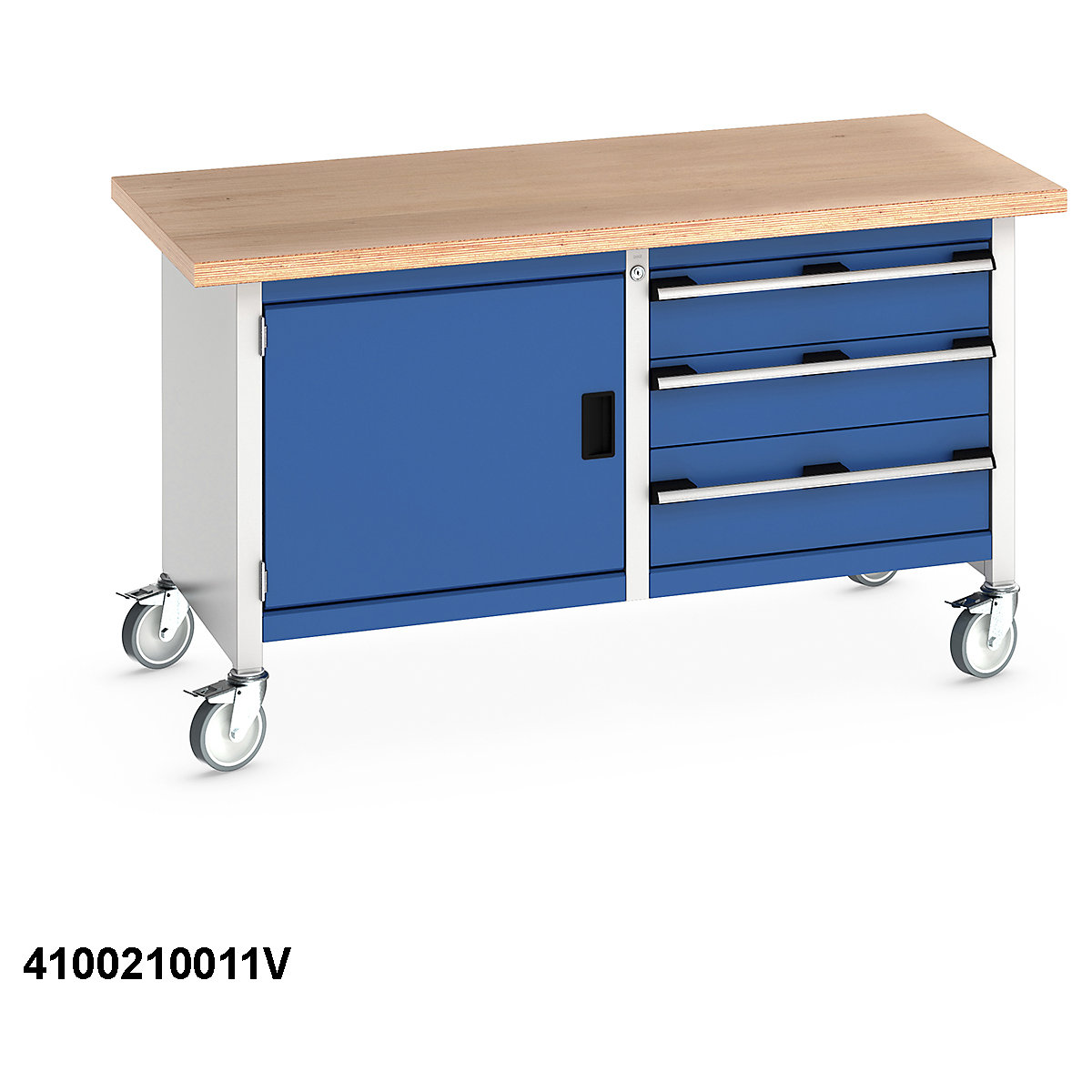 Bott Cubio Mobile Storage Benches | 1500 Wide (Product illustration 8)-7