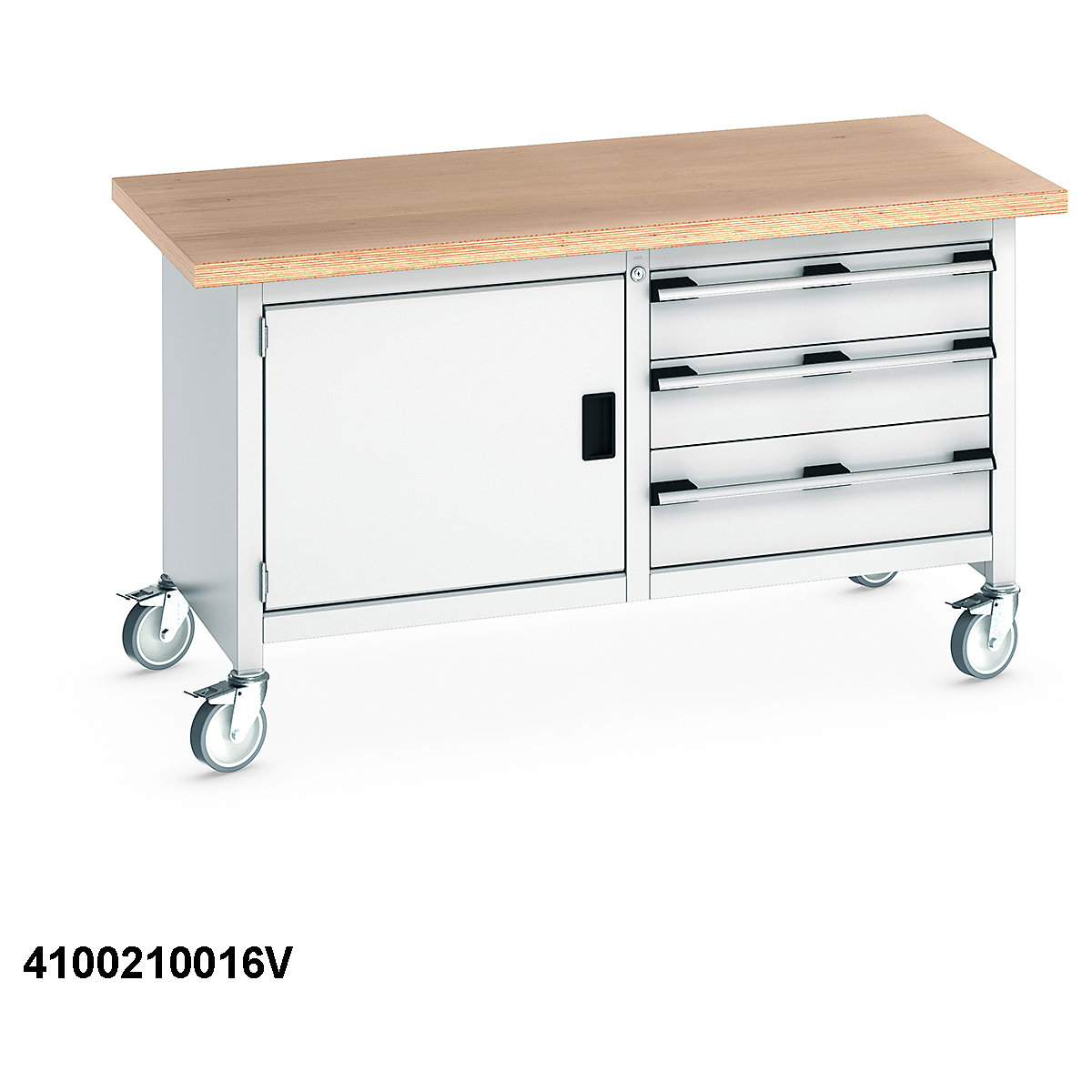 Bott Cubio Mobile Storage Benches | 1500 Wide (Product illustration 9)-8