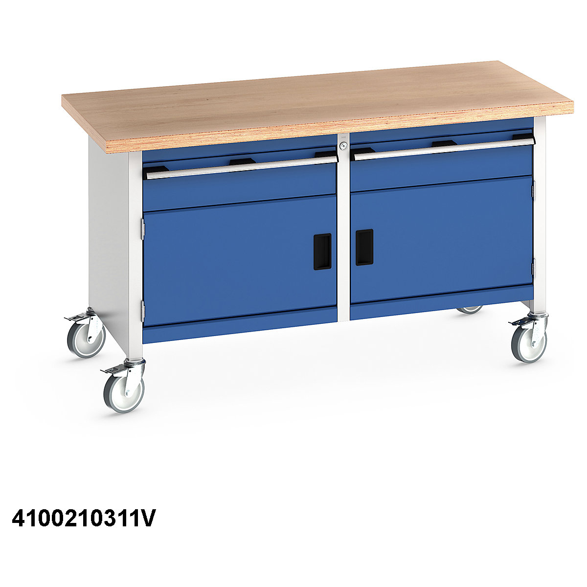 Bott Cubio Mobile Storage Benches | 1500 Wide (Product illustration 20)-19