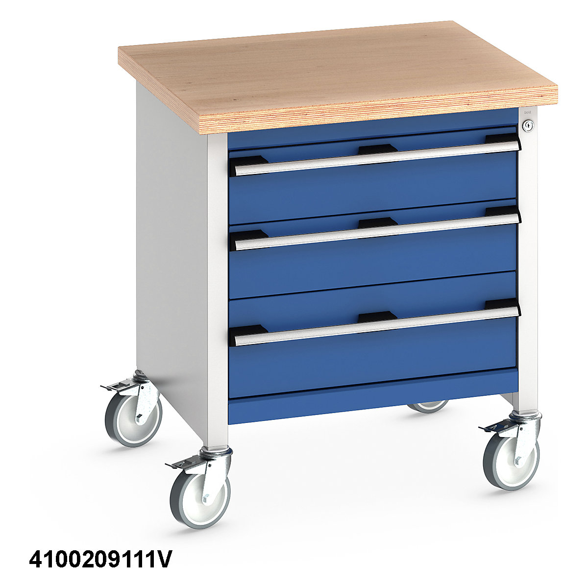 Bott Cubio Mobile Storage Benches | 750 Wide (Product illustration 5)-4