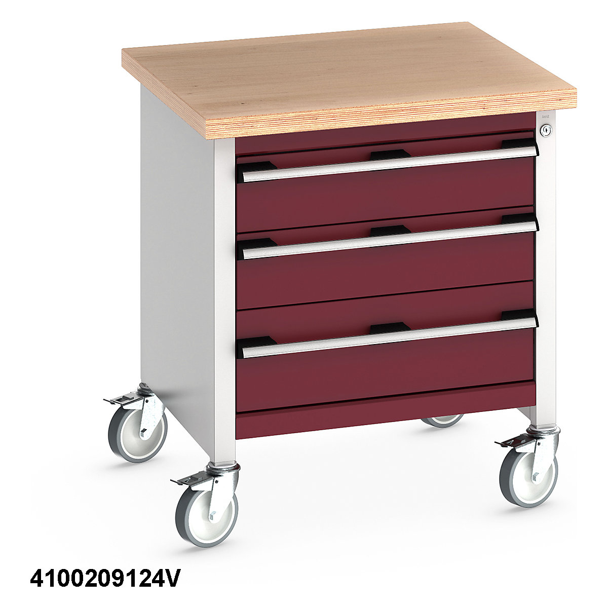 Bott Cubio Mobile Storage Benches | 750 Wide (Product illustration 6)-5