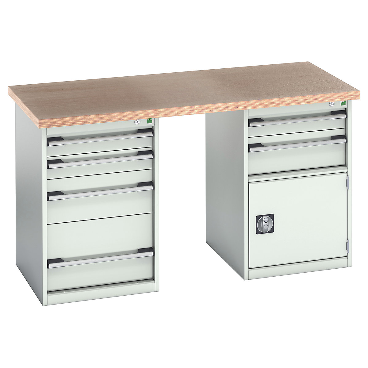 Bott Cubio Pedestal Island Benches | 1500 Wide