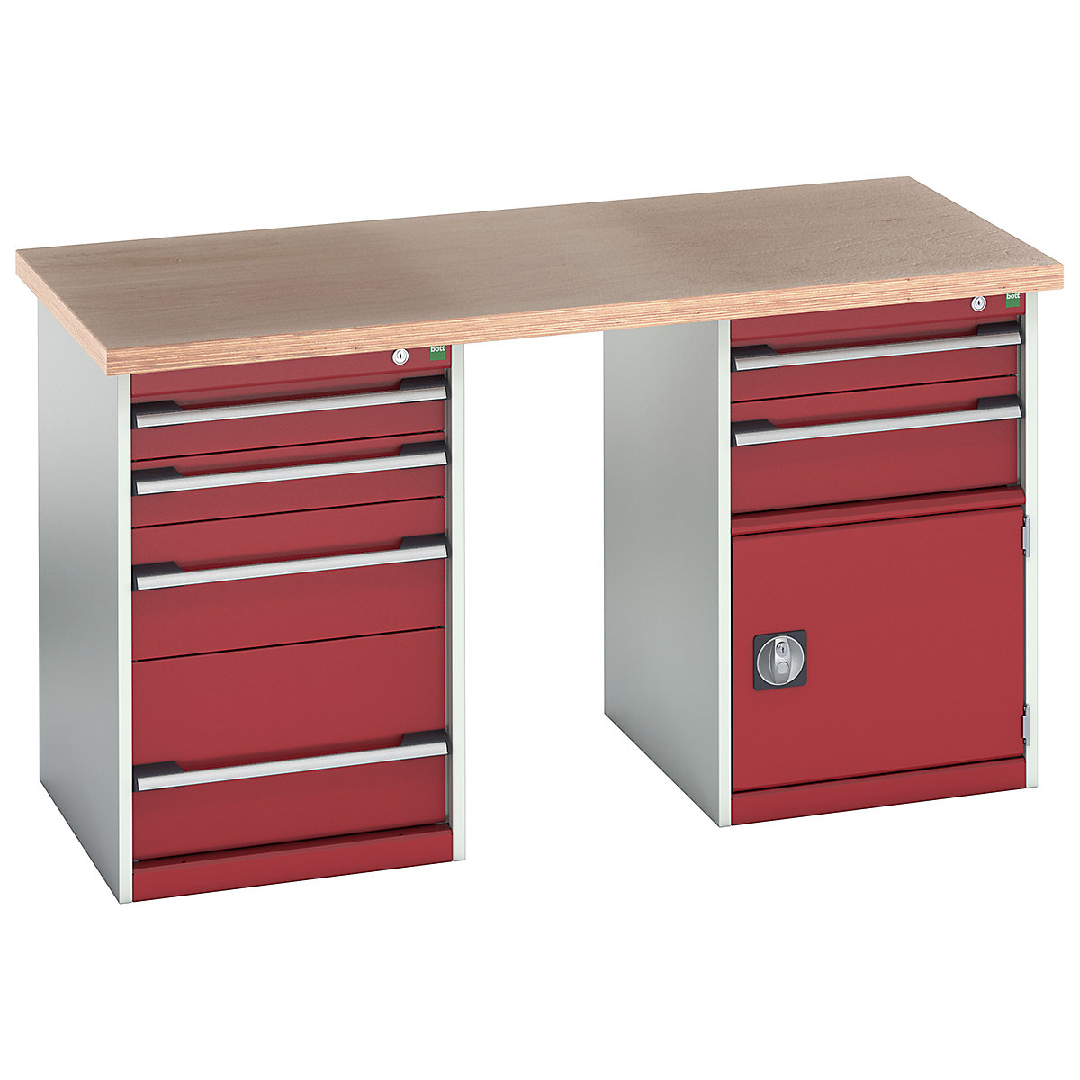 Bott Cubio Pedestal Island Benches | 1500 Wide